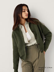 Кардиган блузон з пряжі суфле uniqlo