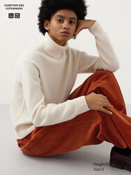 Светр джемпер з овечої вовни uniqlo and comptoir des cotonniers