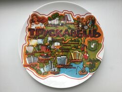 Красивая сувенирная тарелка Трускавец