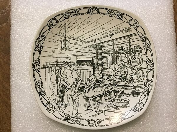 Декоративная  тарелка из Норвегии середина прошлого века