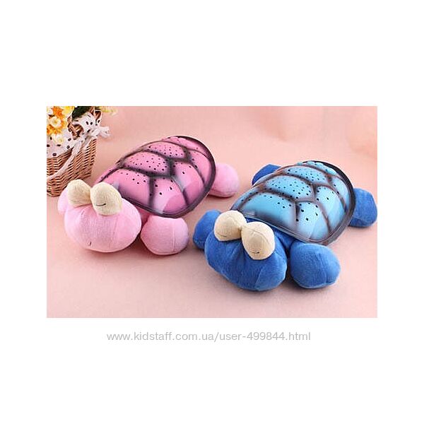 Музыкальный ночник Черепаха Светильник Звездное небо.