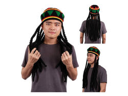 Берет Боба Марли с дредами растамана