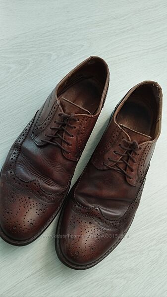 Шкіряні туфлі оксфорд