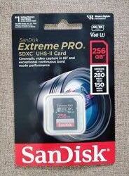 Карта памяті SanDisk 256GB Extreme PRO UHS-II SDXC V60 250MB/s