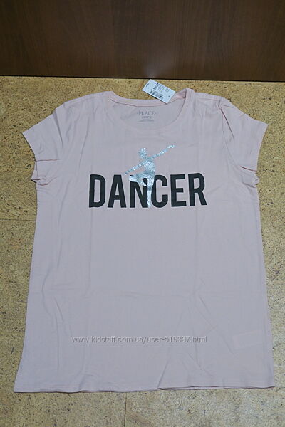 Розовая футболка Dancer, 100 хлопок 