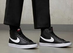 Nike Blazer Mid 77 Дитячі шкіряні високі кеди, 21см