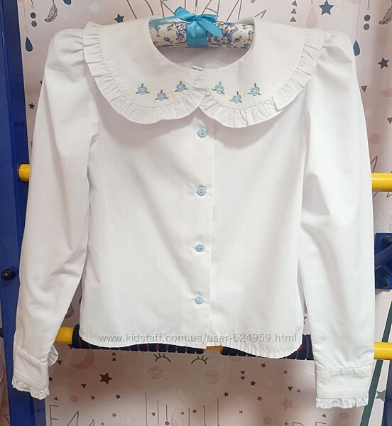 Блуза праздничная с вышивкой , 134 р