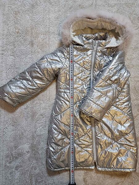 Зимове пальто для дівчинки Pilguni розмір 128