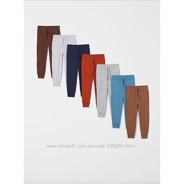 Тонкие спортивные штанишки H&M на рост 110, 122 см.