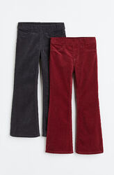 Вельветовые брюки H&M на рост 122 и 128см.