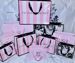 Пакеты бумажные подарочные Victorias Secret. Виктория Сикрет пакетики