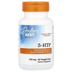 Doctor´s Best 5 HTP, 5-гидрокситриптофан. 100 мг, 60 капсул