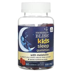 Mommy&acutes Bliss жевательные таблетки для сна с мелатонином для детей. 60