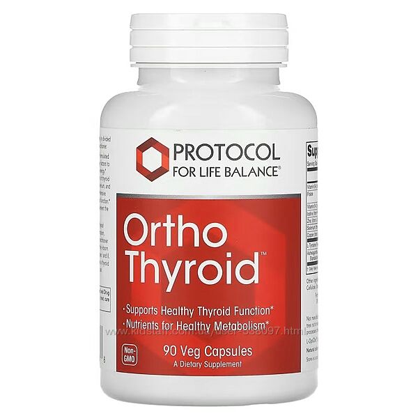 Protocol for Life Balance Ortho Thyroid. 90 растительных капсул