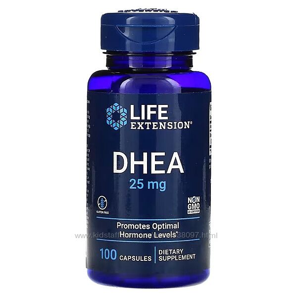 Life Extension DHEA ДГЭА. 15 мг, 25 мг, 50 мг, 100 мг