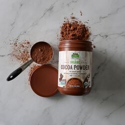 NOW Foods Real Food Cocoa Lovers органический какао-порошок. 340 г