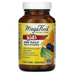 MegaFood Kids One Daily витамины для детей. 60 таблеток