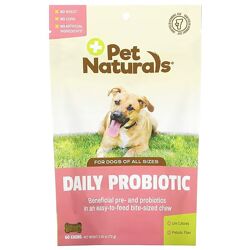 Pet Naturals ежедневный пробиотик для собак всех размеров. 60 таблеток