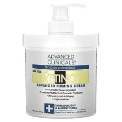 Advanced Clinicals Retinol Улучшенный укрепляющий крем с ретинолом. 454 г