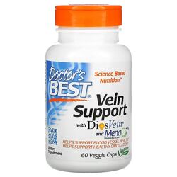 Doctor&acutes Best Vein Support поддержка для вен с DiosVein и MenaQ7. 60 к