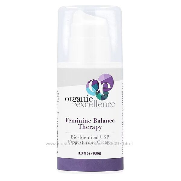 Organic Excellence Feminine Balance крем с биоидентичным прогестероном. 100