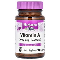 Bluebonnet Nutrition витамин A. 3000 мкг, 100 капсул