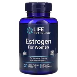 Life Extension эстроген для женщин. 30 вегетарианских таблеток