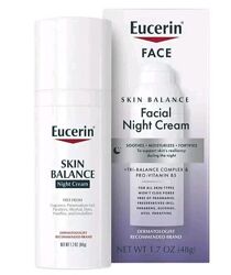 Eucerin Skin Balance ночной крем для лица. 48 г