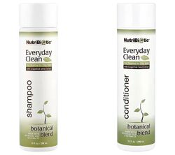 NutriBiotic Everyday Clean шампунь и кондиционер с экстрактами косточек
