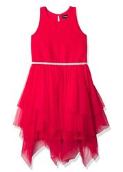 Святкова червона сукня дівчинці 7-8 років 122-128 см. бу як нова платье