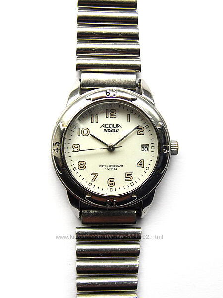 Acqua by Timex часы из США с подсветкой Indiglo Water Resistant