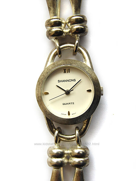 Shannons часы из США металл оригинальный дизайн механизм Japan