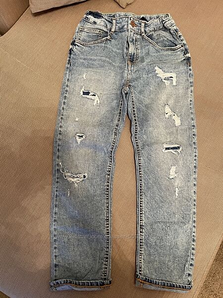 Гарні джинси з латками zara 10-11 років