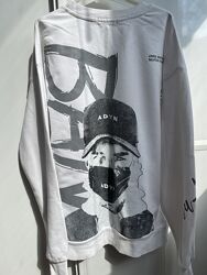 Стильний реглан на хлопчика молочного кольору 150-160 зріст