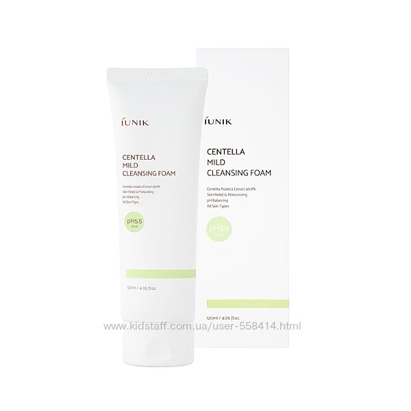 Очисна пінка для вмивання з центелою IUNIK Centella Mild Cleansing Foam