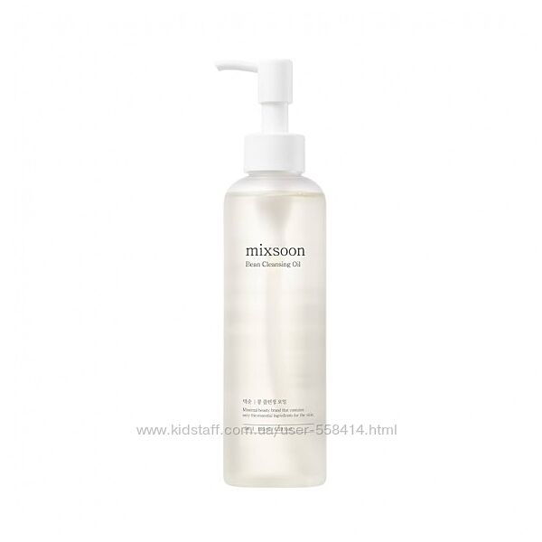Легка гідрофільна олія для зняття макіяжу Mixsoon Bean Cleansing Oil 195 ml
