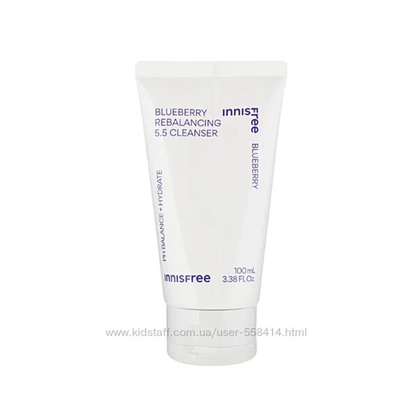 Очищаюча пінка для вмивання Innisfree Blueberry Rebalancing 5.5 Cleanser