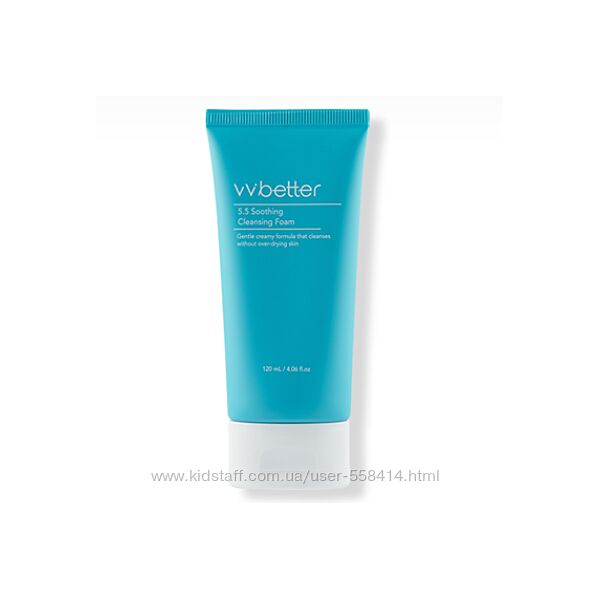 Очисна пінка для вмивання VVBETTER 5.5 Soothing Cleansing Foam 120 ml