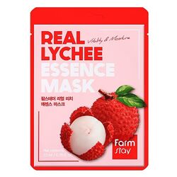 Тканинна маска з екстрактом лічі FarmStay Real Lychee Essence Mask