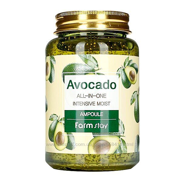 Сыворотка с авокадо Farmstay Avocado All-In-One Intensive Moist Ampoule