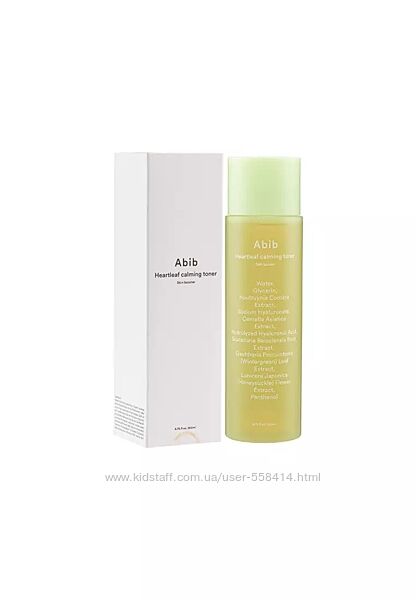 Заспокійливий тонер для обличчя Abib Heartleaf Calming Toner Skin Booster