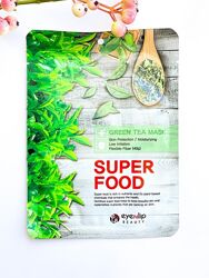 Тканинна маска з екстрактом зеленого чаю Eyenlip Super Food Green Tea Mask 
