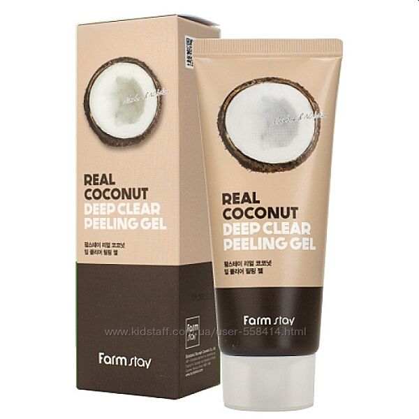 Пілінг-гель для обличчя Farmstay Real Coconut Deep Clear Peeling Gel 100 ml