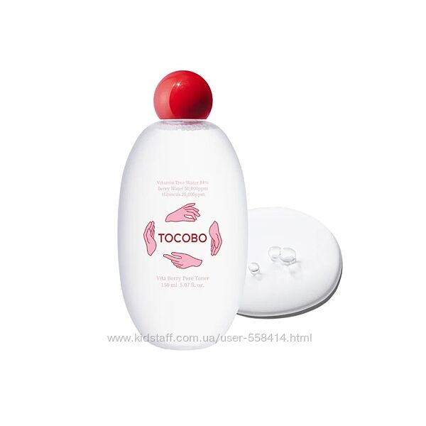 Ягідний тонер для звуження пор Tocobo Vita Berry Pore Toner 30/150 мл