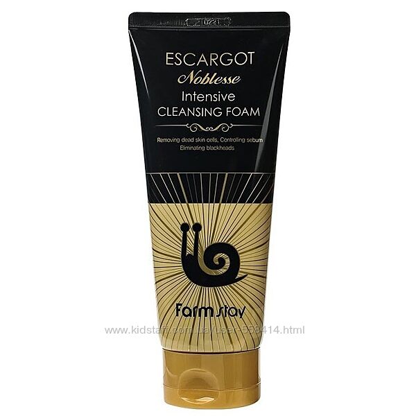 Пінка для вмивання FarmStay Escargot Noblesse Intensive Cleansing Foam
