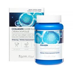 Крем-сироватка для обличчя FarmStay Collagen Water Full Moist Cream Ampoule