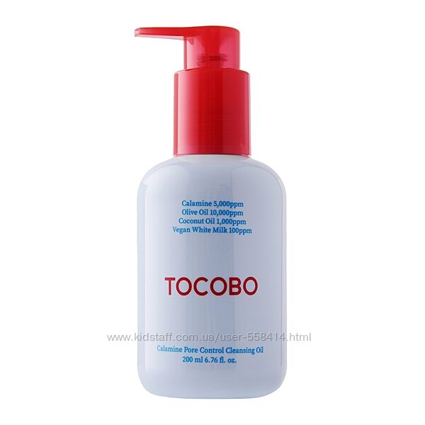 Гідрофільна олія з каламіном Tocobo Calamine pore Control Cleansing Oil