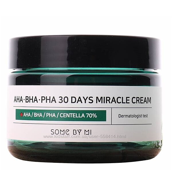 Відновлювальний крем Some By Mi AHA-BHA-PHA 30 Days Miracle Cream 60 g