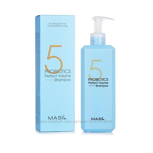 Шампунь для объема волос Masil 5 Probiotics Perfect Volume Shampoo 500 ml