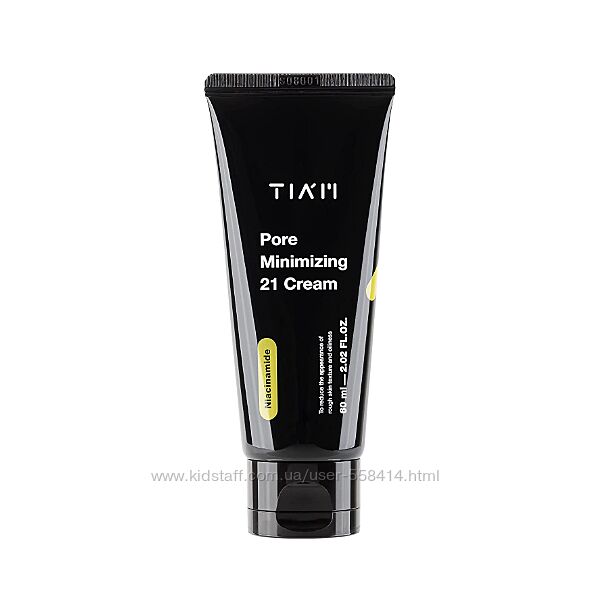 Корейський крем для звуження пор Tiam Pore Minimizing 21 Cream Tube 50 ml